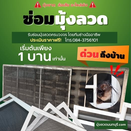 มุ้งลวดอยุธยา.com บริการ ช่างมุ้งลวดอยุธยา รับติดมุ้งลวด 44 u4 571164632 1149752684008188 5474238358757671562 n
